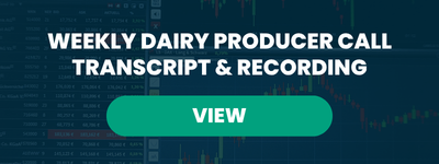Weekly Dairy Market Update – Transcript and Recording – September 2, 2026